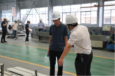 深化合作，共筑未來(lái) 新運(yùn)公司新加坡J150地鐵項(xiàng)目部調(diào)研鋼結(jié)構(gòu)制造分公司輕質(zhì)建筑材料制造